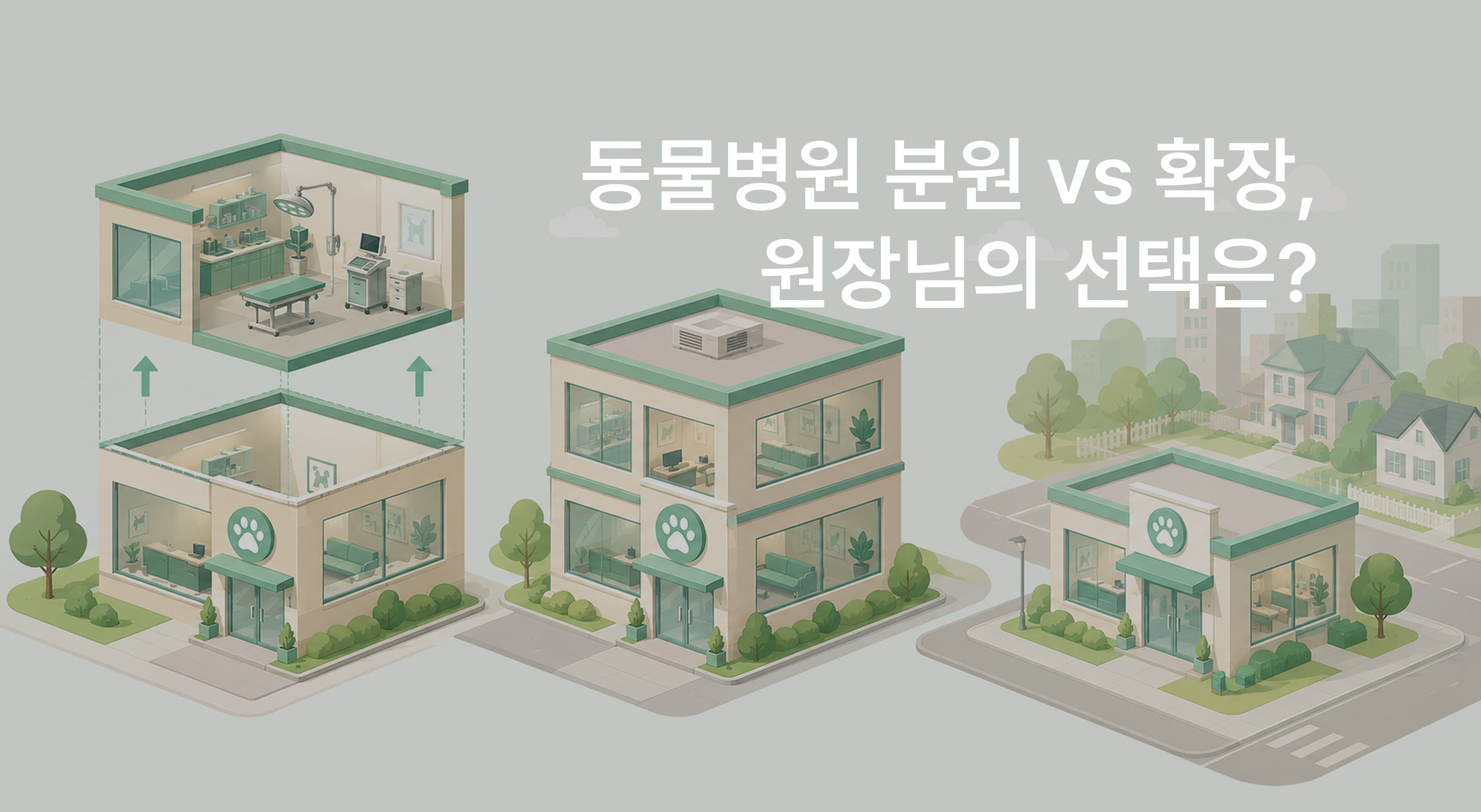 동물병원 확장 vs 분원, 언제 결정할까?