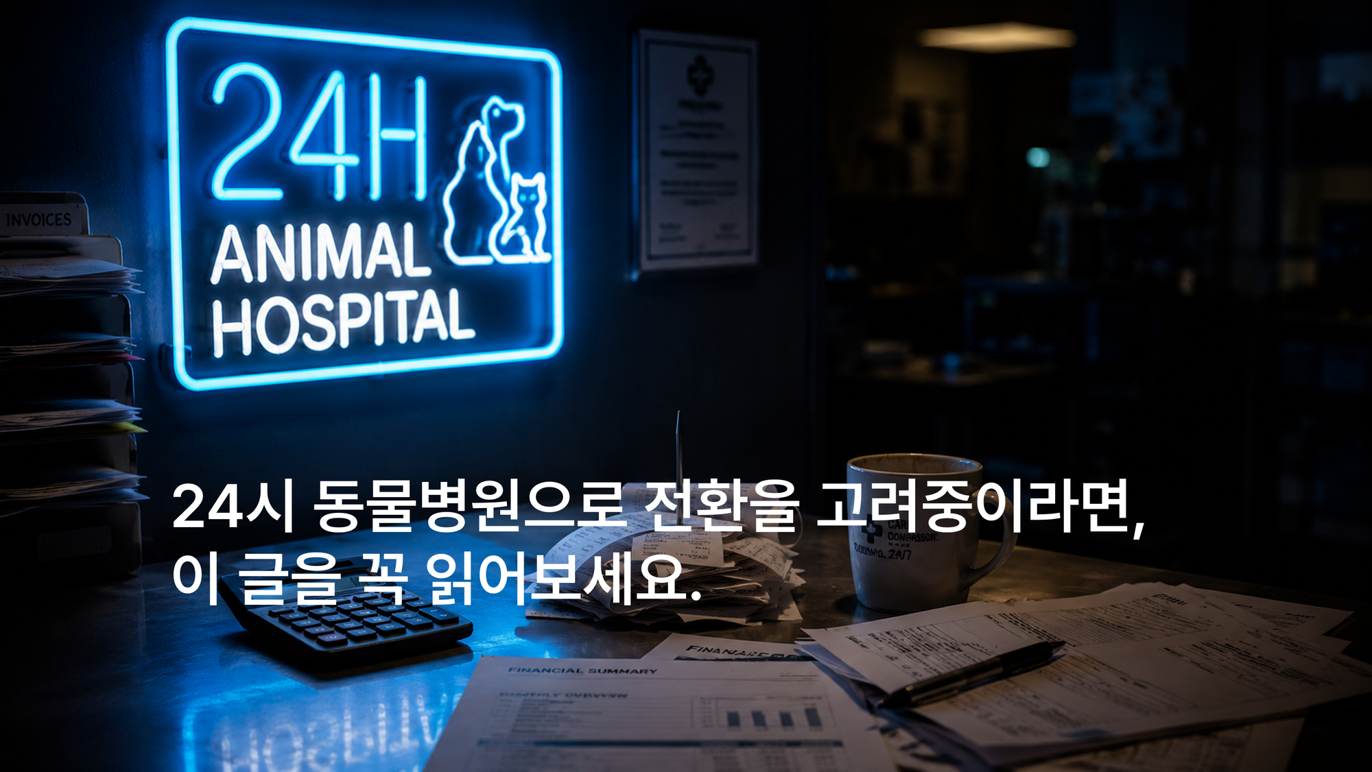 동물병원 24시 응급실 운영, 수익성 있을까?