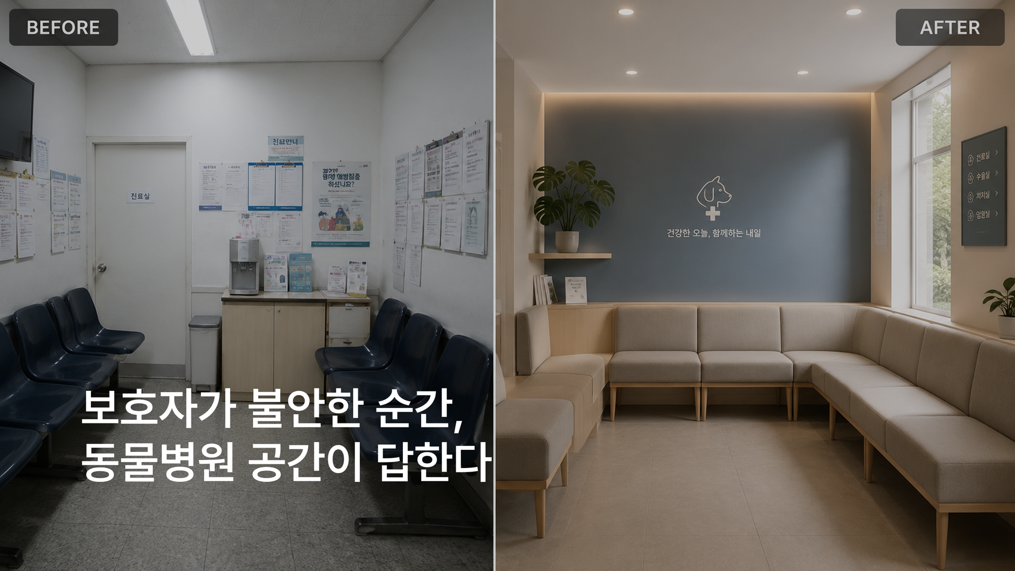 동물병원 공간 브랜딩, 어디서부터 시작할까