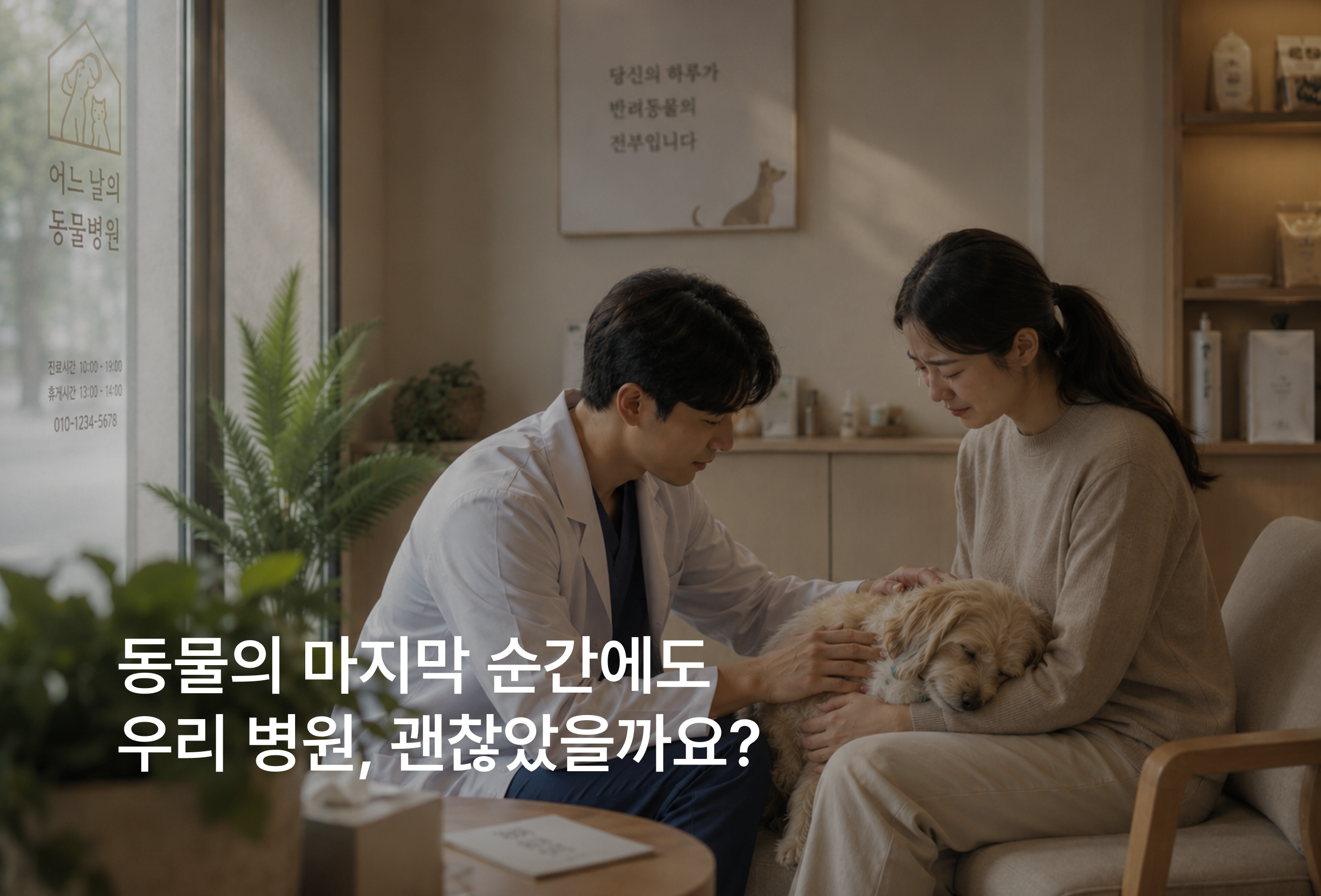 반려동물 안락사·말기 케어 상황, 동물병원 직원들은 보호자에게 어떤 말을 해야 할까
