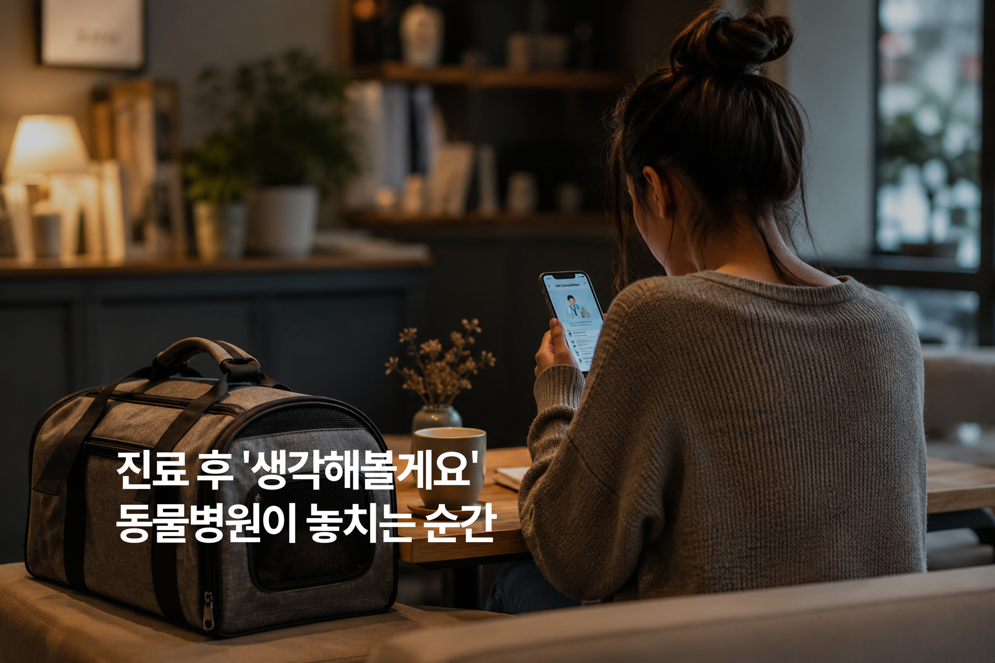 동물병원에서 보호자가 "좀 더 생각해볼게요"라고 말할 때 실제로 일어나는 일