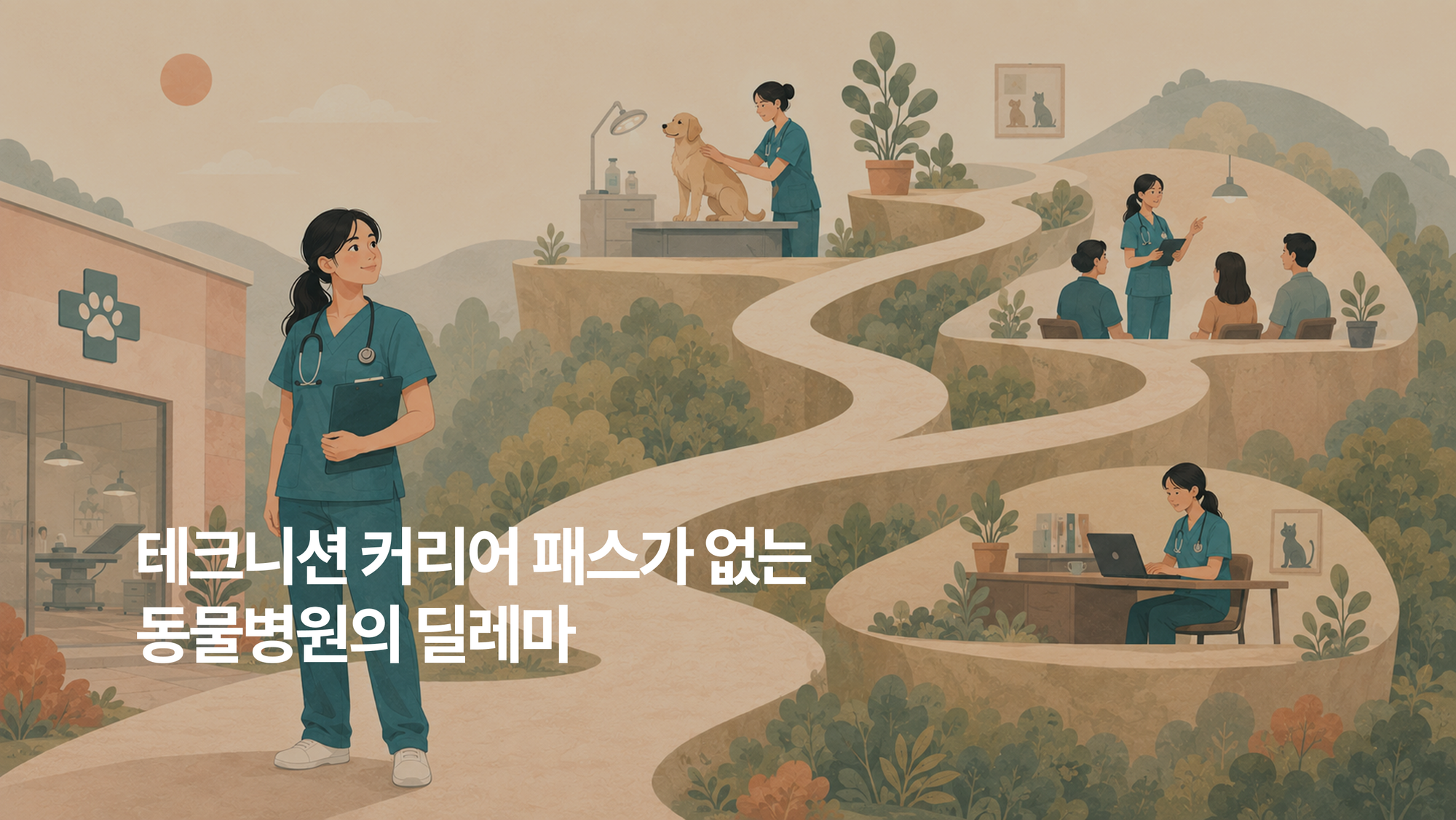 테크니션 커리어 패스가 없는 동물병원의 딜레마