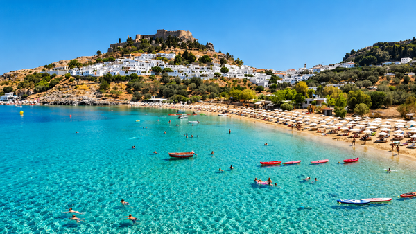 Lindos, Somewhere Between Blue and Turquoise
