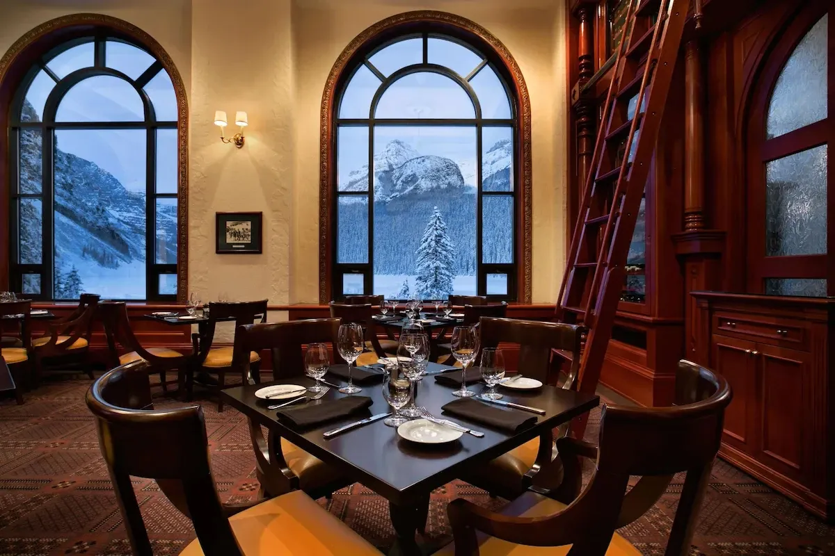 Dining with a Front-Row Seat to Winter
