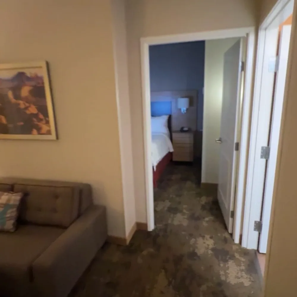 View Into Bedroom From Living Area