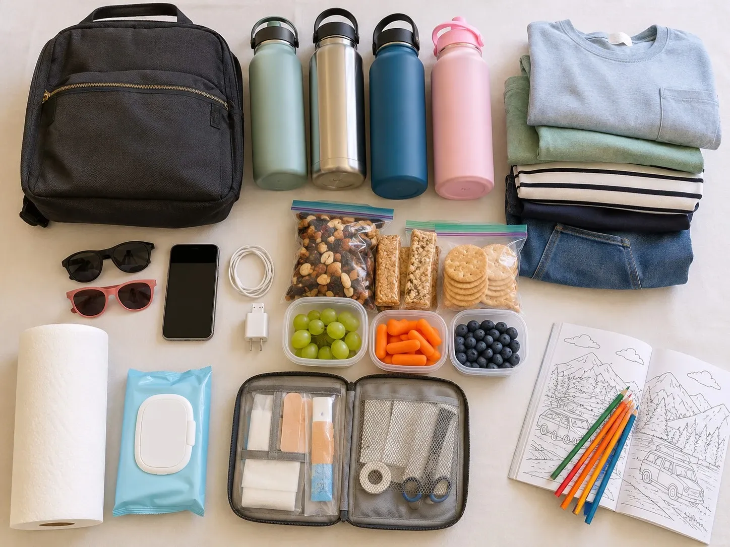Final Thoughts on Packing for a Family Road Trip