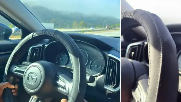 A Steering Wheel Cover That Makes Summer Road Trips More Comfortable