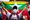 A protester wearing a face mask and cap holds up the flag of Myanmar during a Spring Revolution demonstration in Bangkok. The