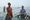 Two women seaweed farmers in Vallappadu, Pooneryn. Women in Sri Lanka's north working in food production such as seaweed bear