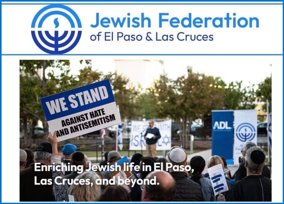 The JEWISH FEDERATION of EL PASO and LAS CRUCES is a Community Supporter!