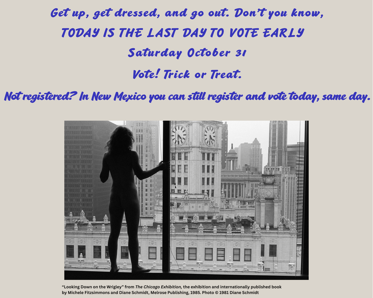 Today is the last day to vote early: Saturday, Oct. 31, 2026 ~ 5787