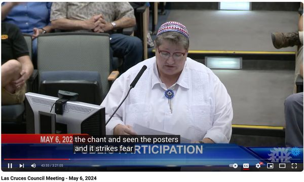 Addressing Antisemitism at Las Cruces City Council
