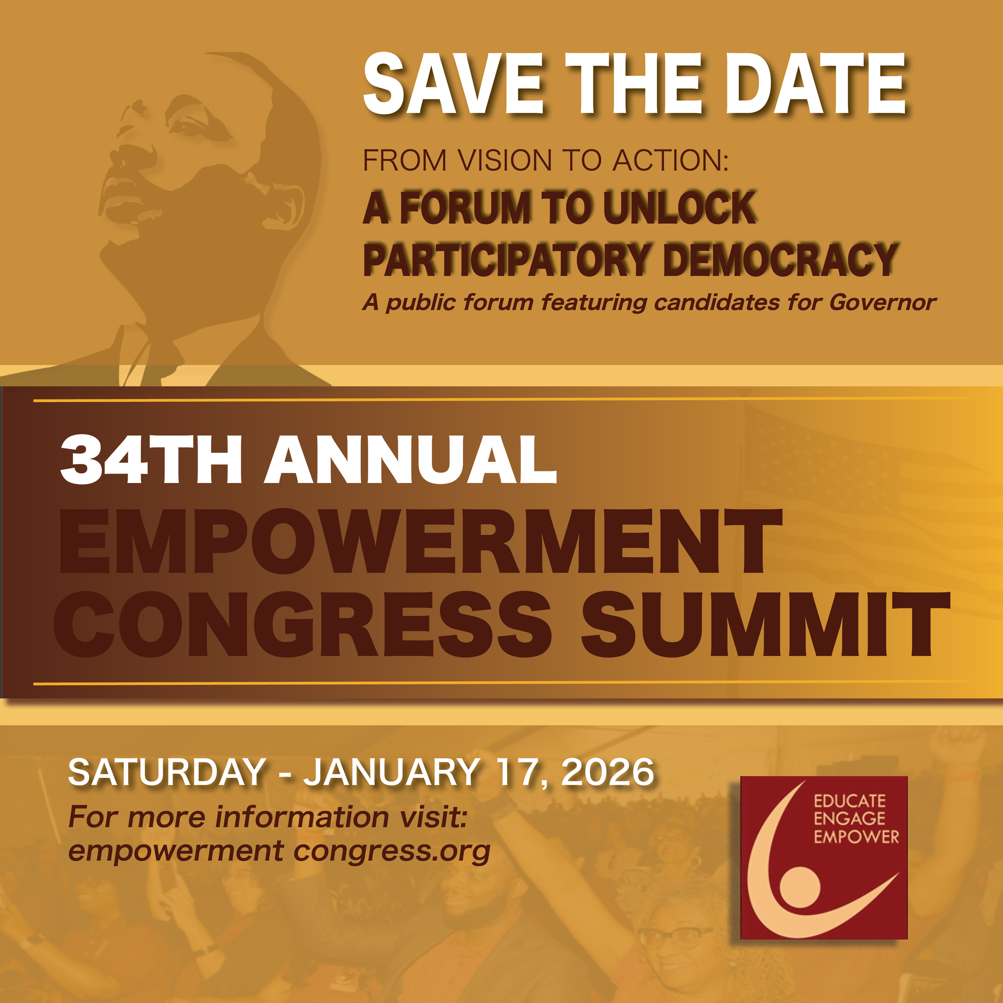 Save the Date! 34th Annual Empowerment Congress Summit