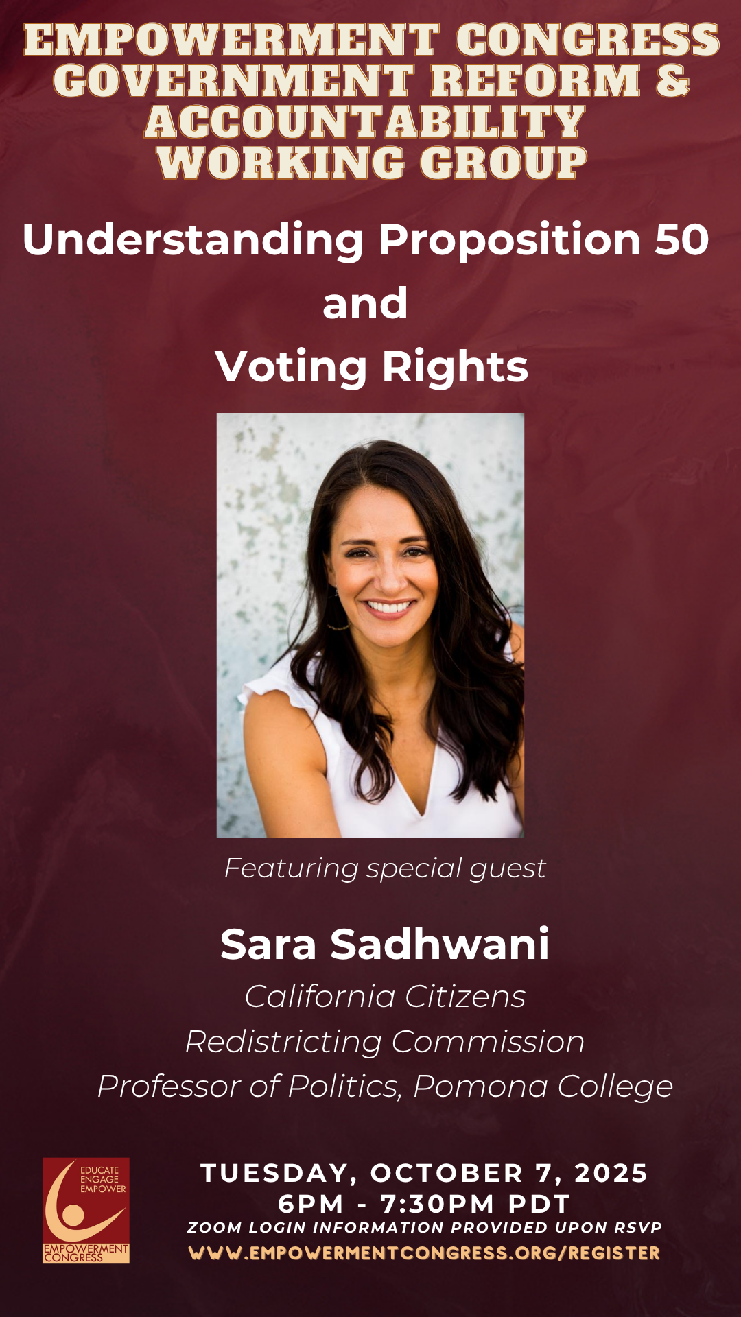 Empowerment Congress: Understanding Proposition 50 and Voting Rights