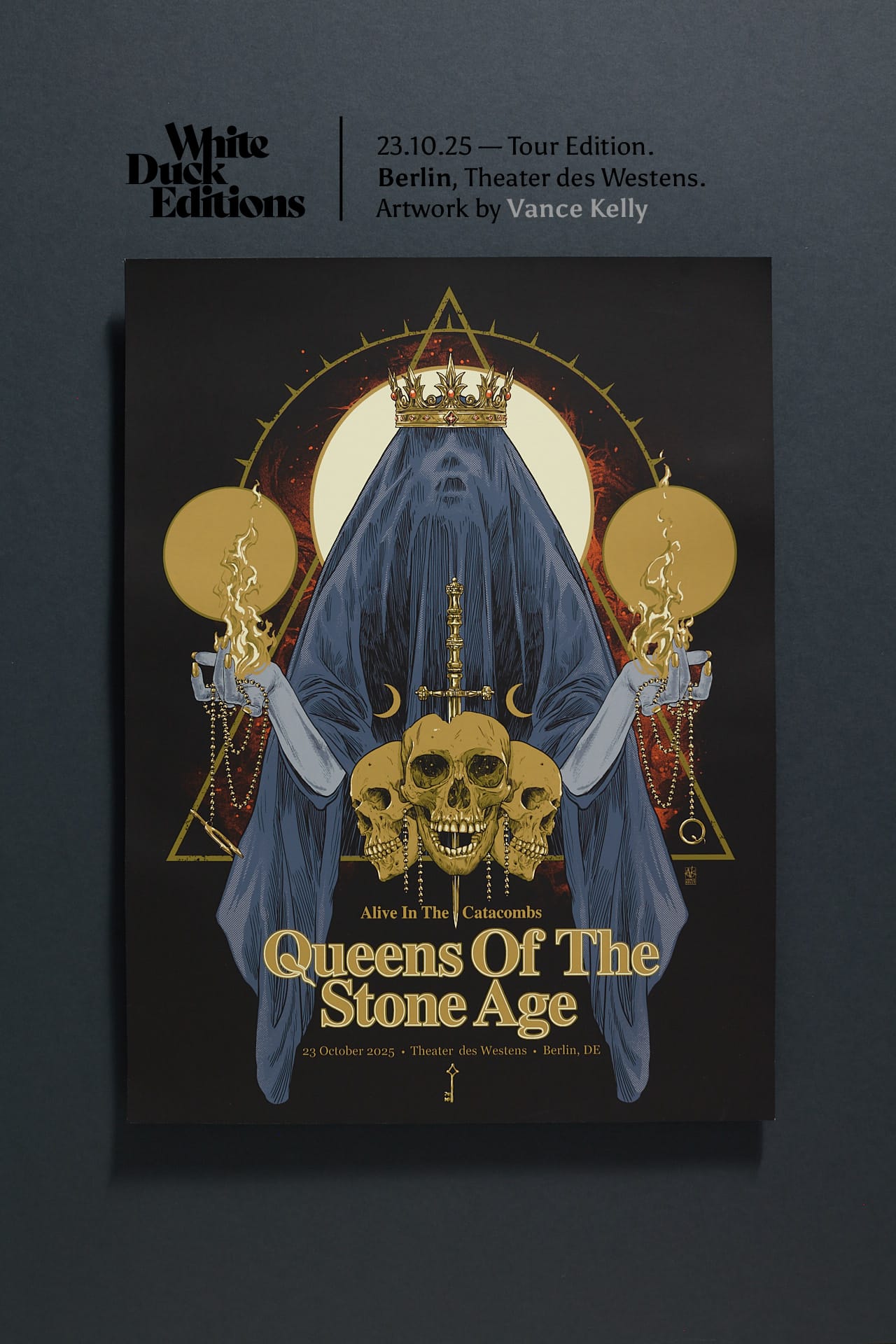 23.10.25 — Tour Edition. Berlin, Theater des Westens. Artwork by Vance Kelly