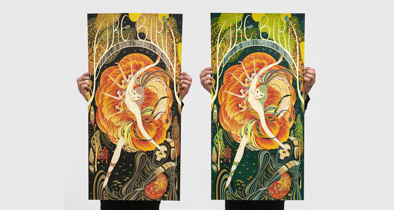 Firebird—screenprint by Victo Ngai.