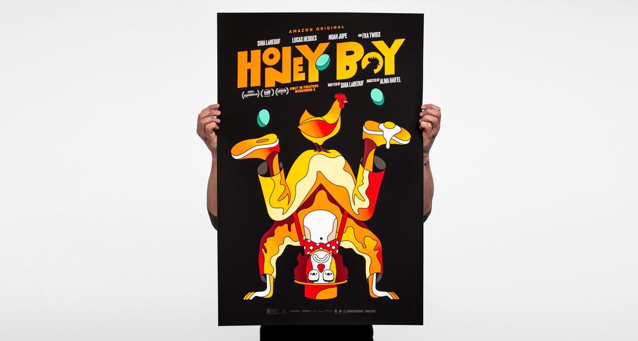 ‘Honey Boy’ commemoratory edition by La boca for Amazon Studios & Honey boy movie.