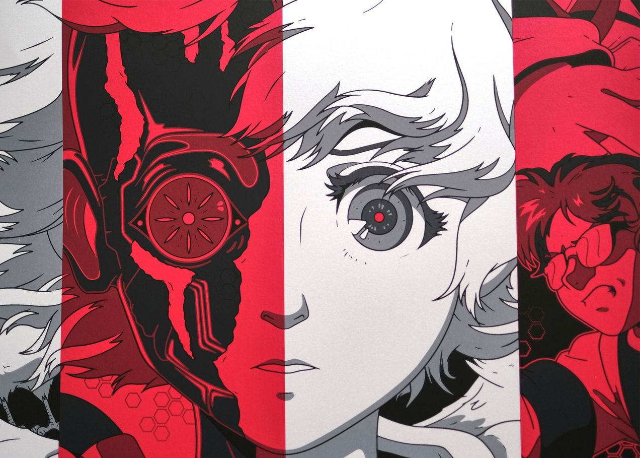 Metropolis screen print poster by Ethan Sharp.