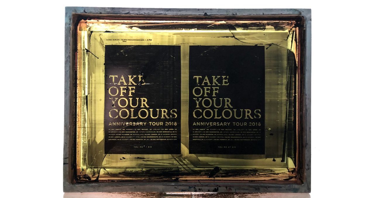 You Me At Six tour posters.