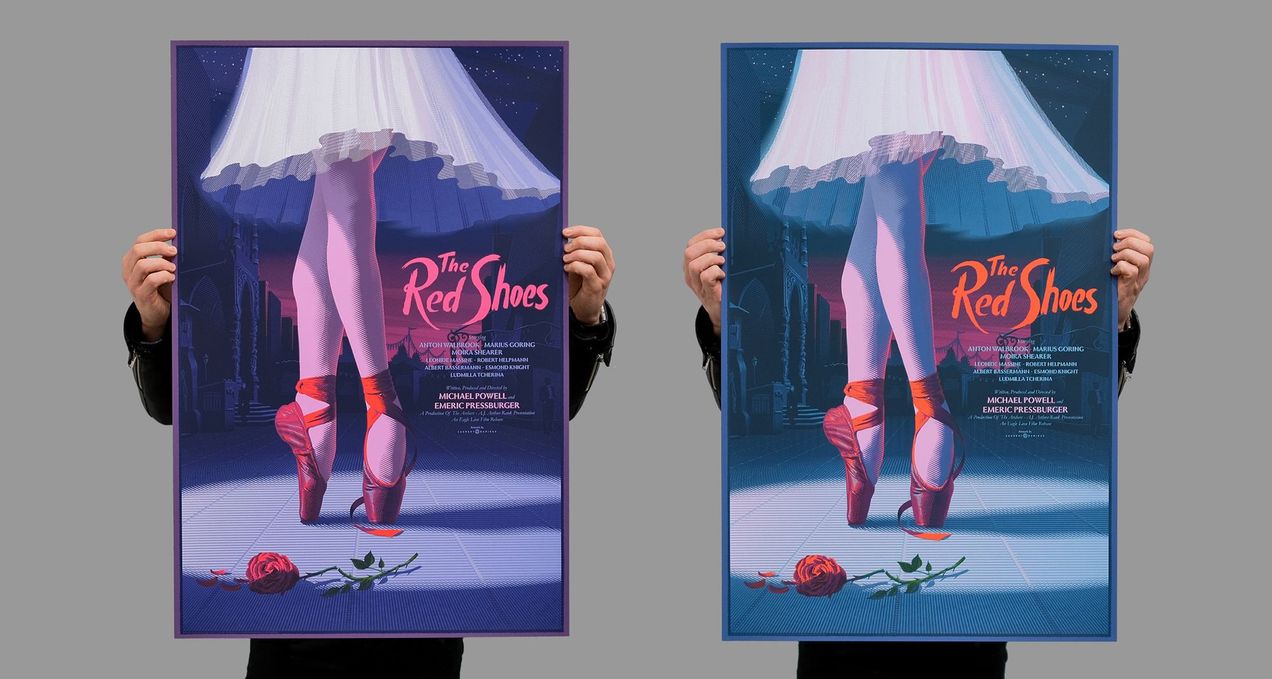 The Red Shoes, screenprint edition by Laurent Durieux and Dark City Gallery