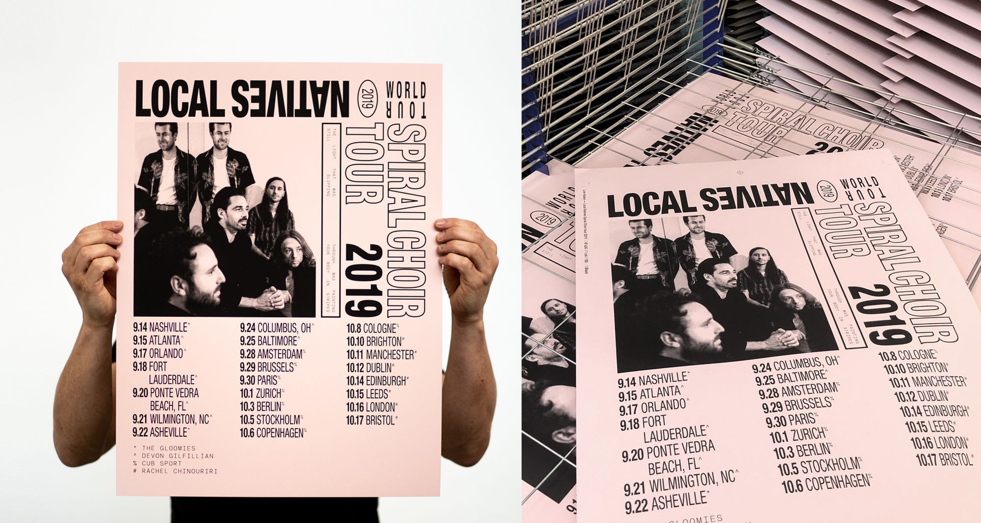 Local Natives - Spiral Choir World Tour 2019.