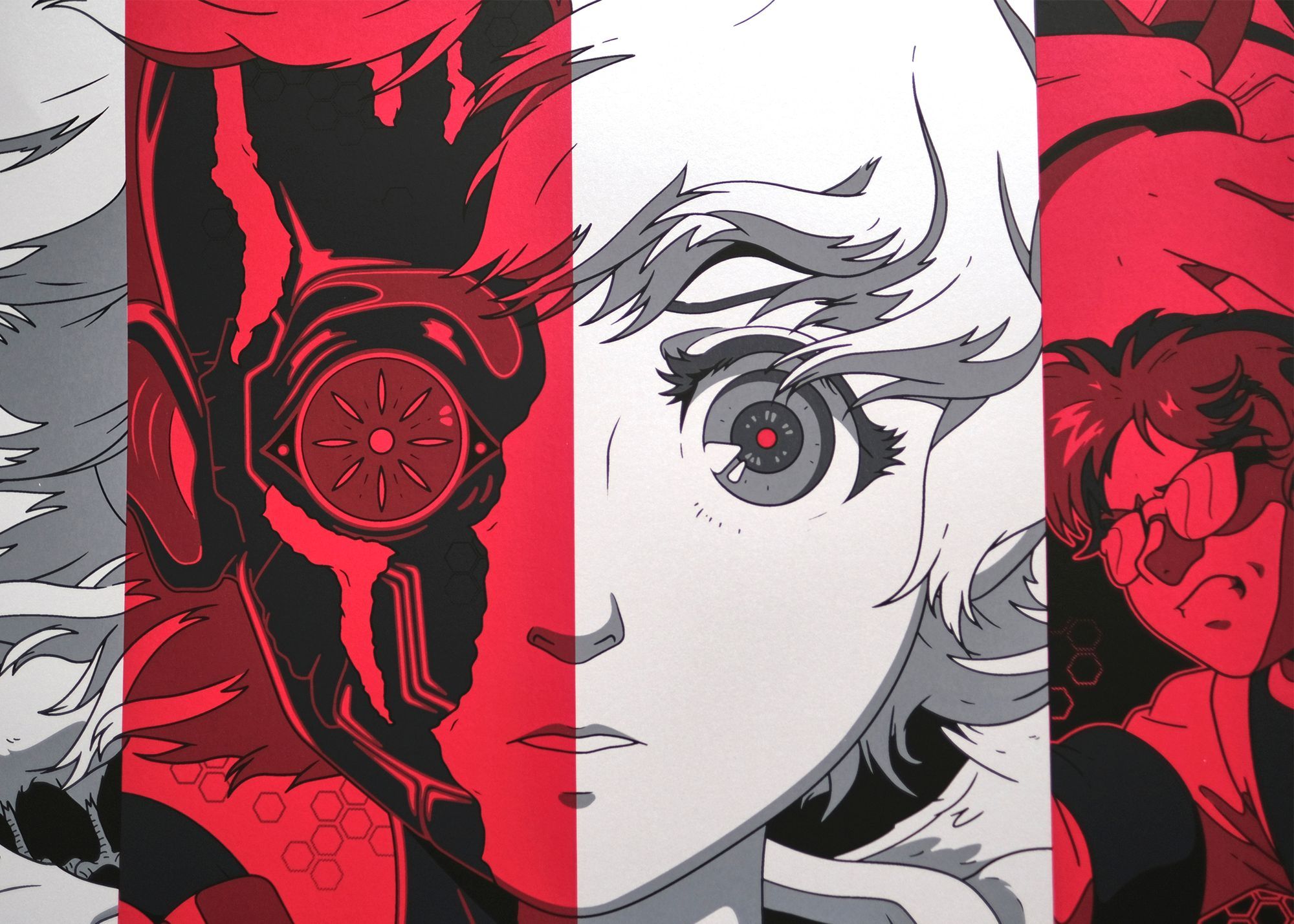 Metropolis screen print poster by Ethan Sharp.