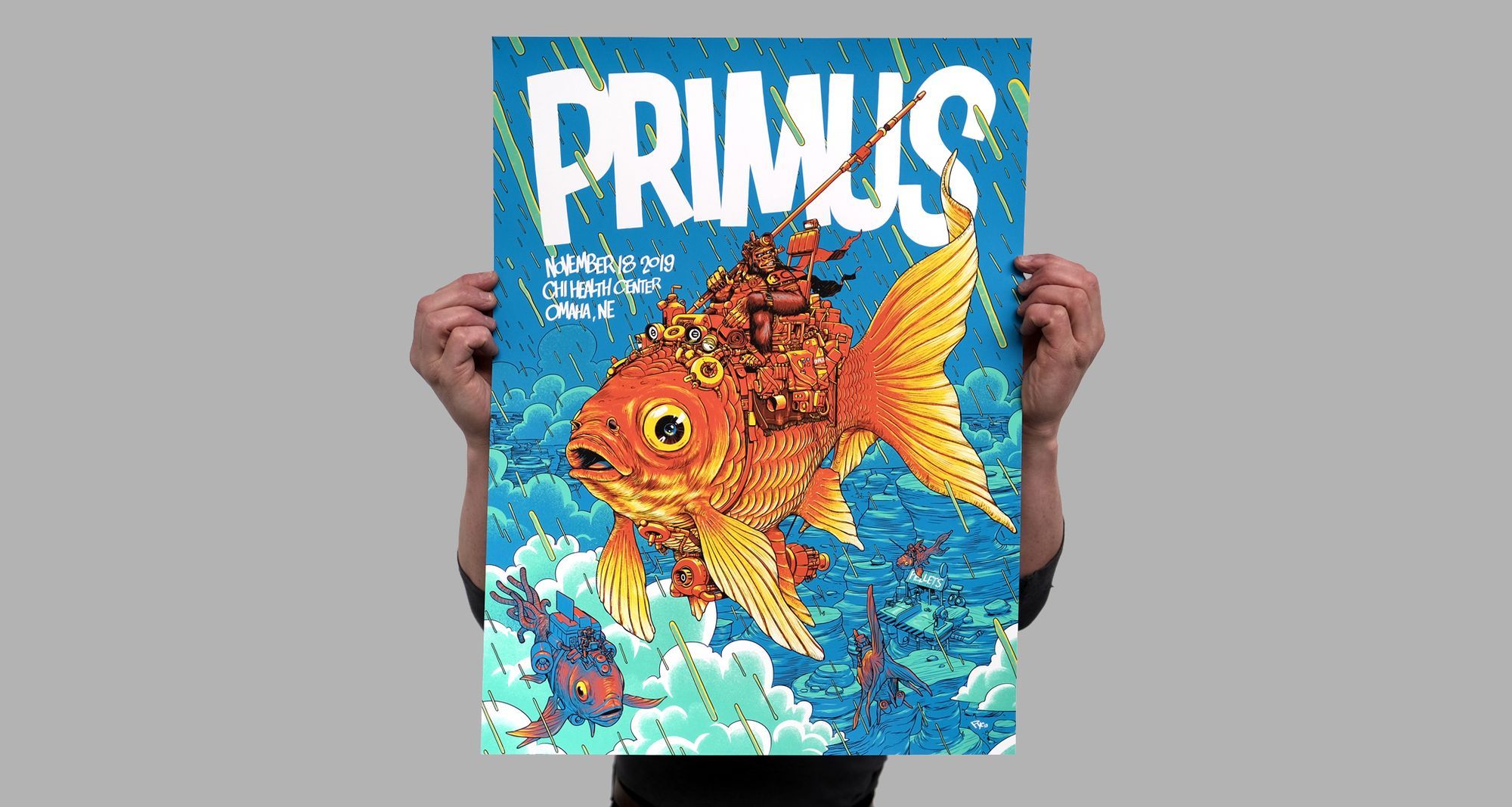 Primus concert poster by Pye.