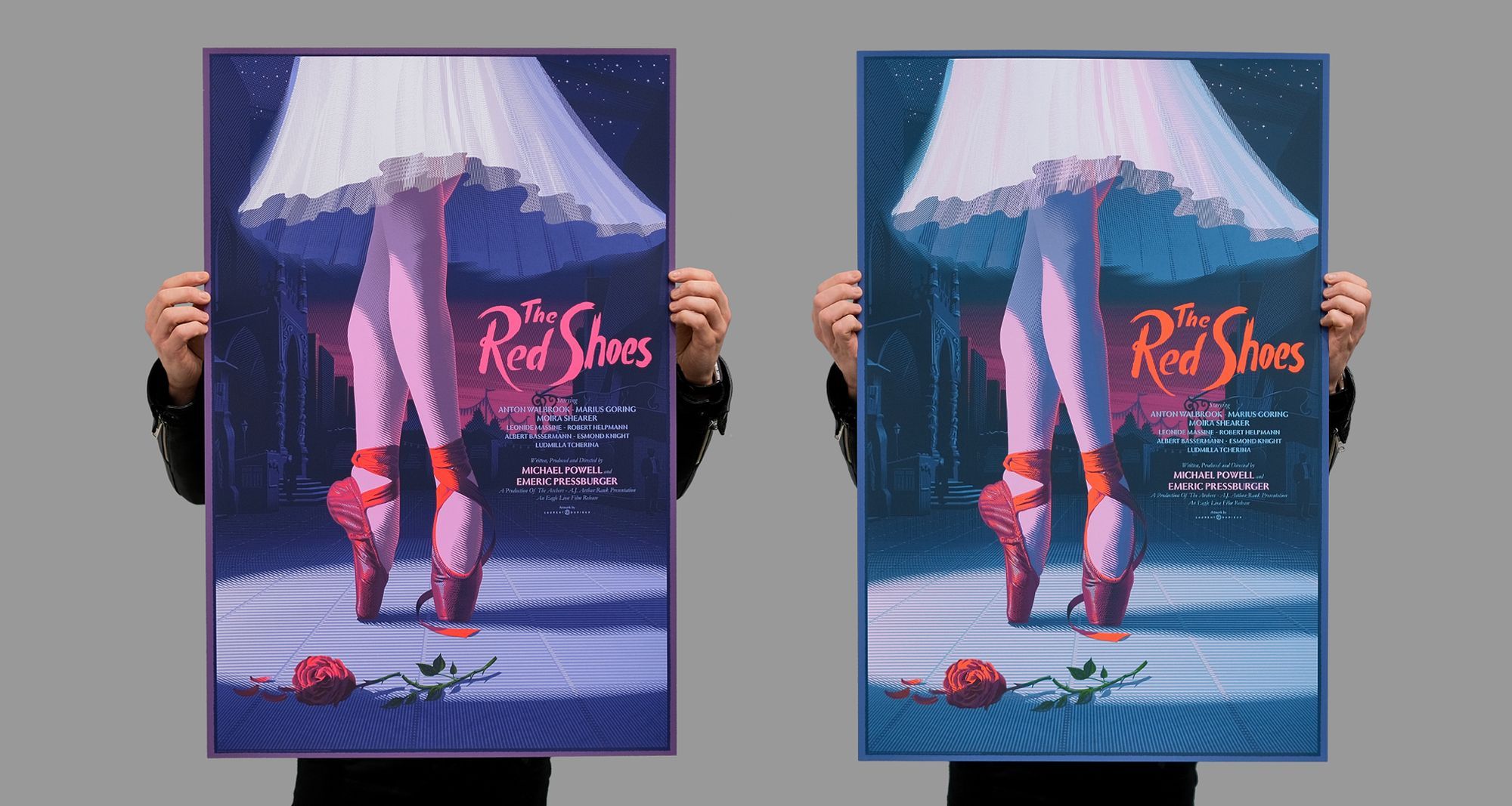 The Red Shoes, screenprint edition by Laurent Durieux and Dark City Gallery