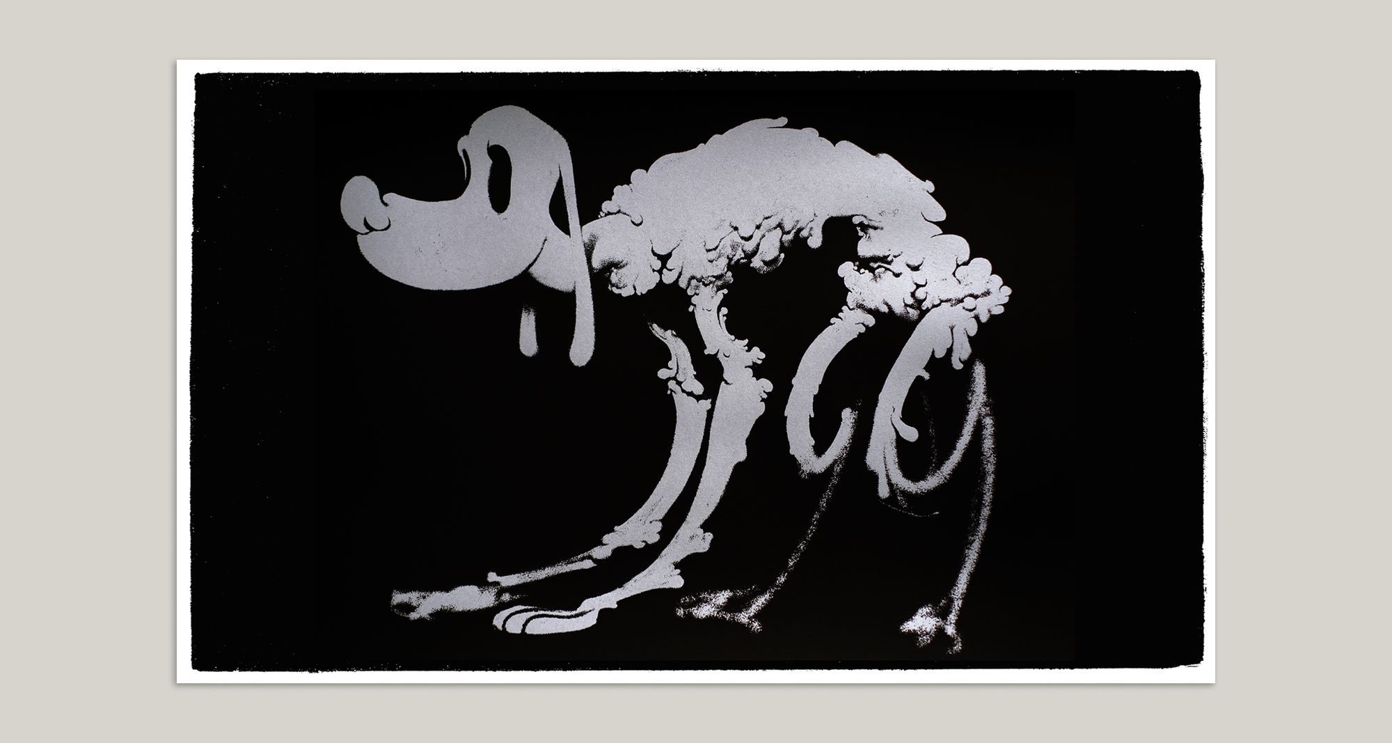 'Old Friend' Screenprinted art edition by Ivan Solyaev