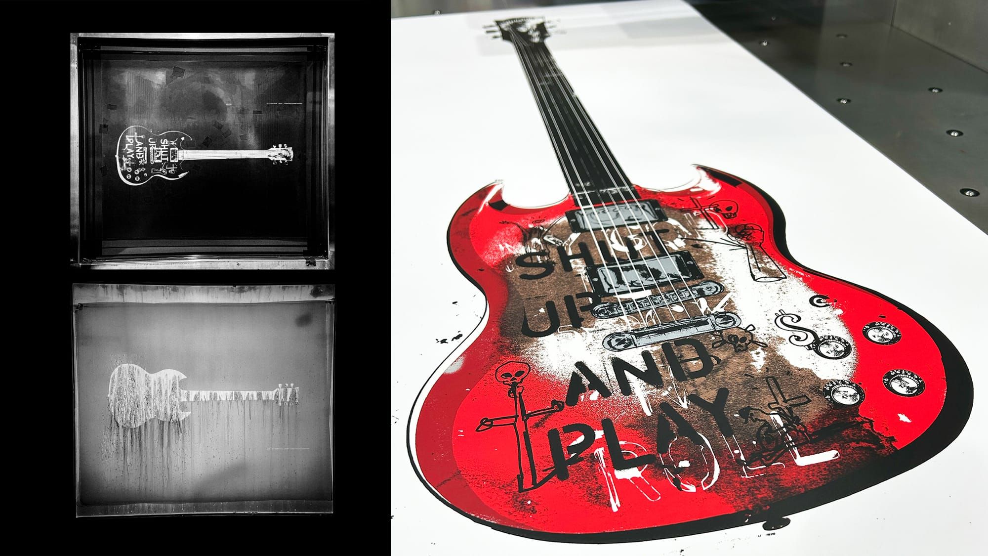 SHUT UP AND PLAY – A Silkscreen Collaboration with Simon Spilsbury