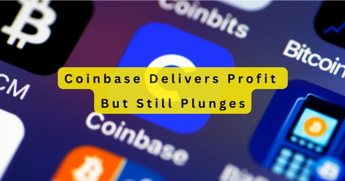 Coinbase Delivers Profit But Still Plunges.