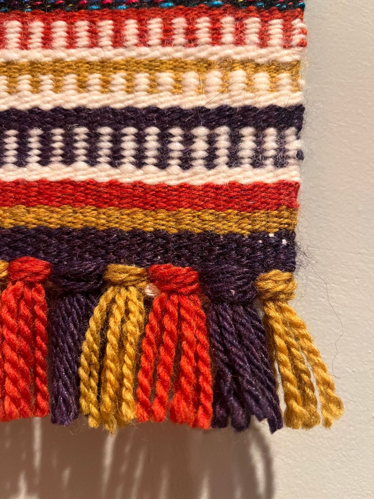 Detail, untitled miniature tapestry