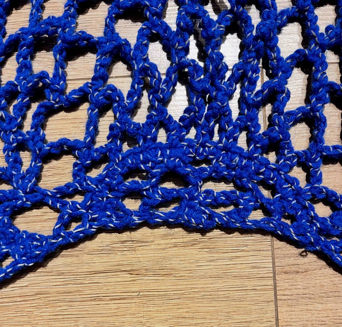 Crochet safety shawl