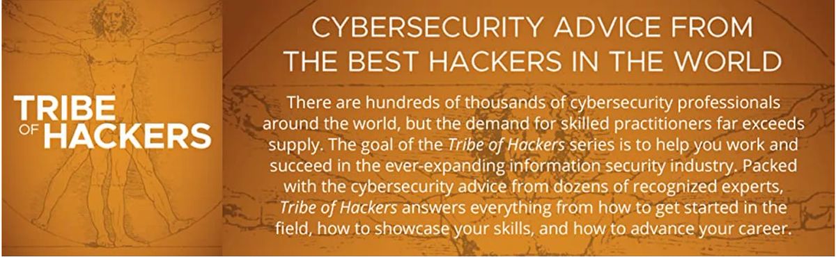 Cybersecurity Starter Books - "Tribe of Hackers"