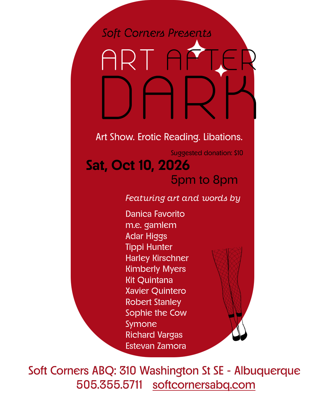 Art after Dark Is Tomorrow: 10/10/26!