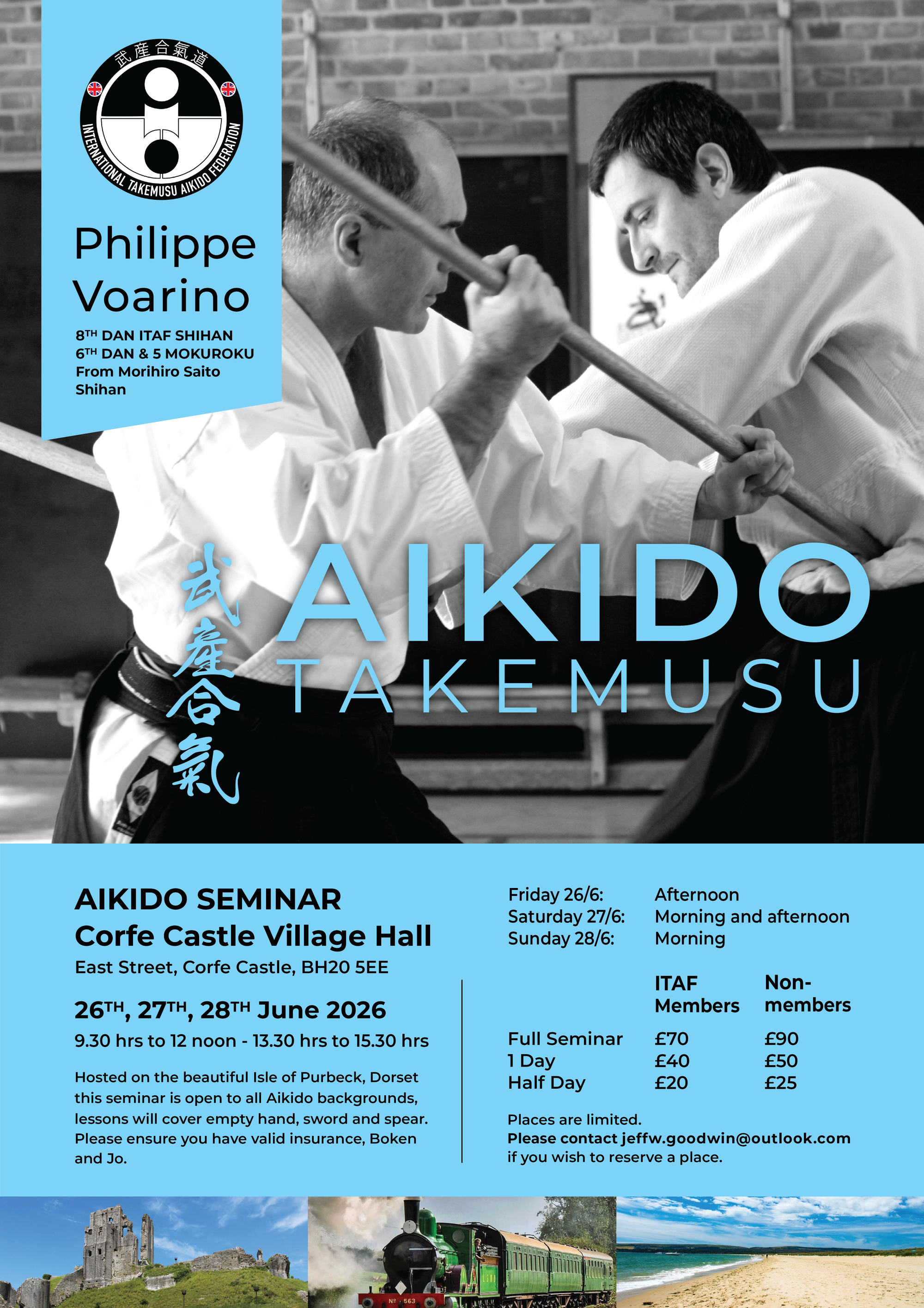 Corfe Castle 26, 27, 28 juin 2026