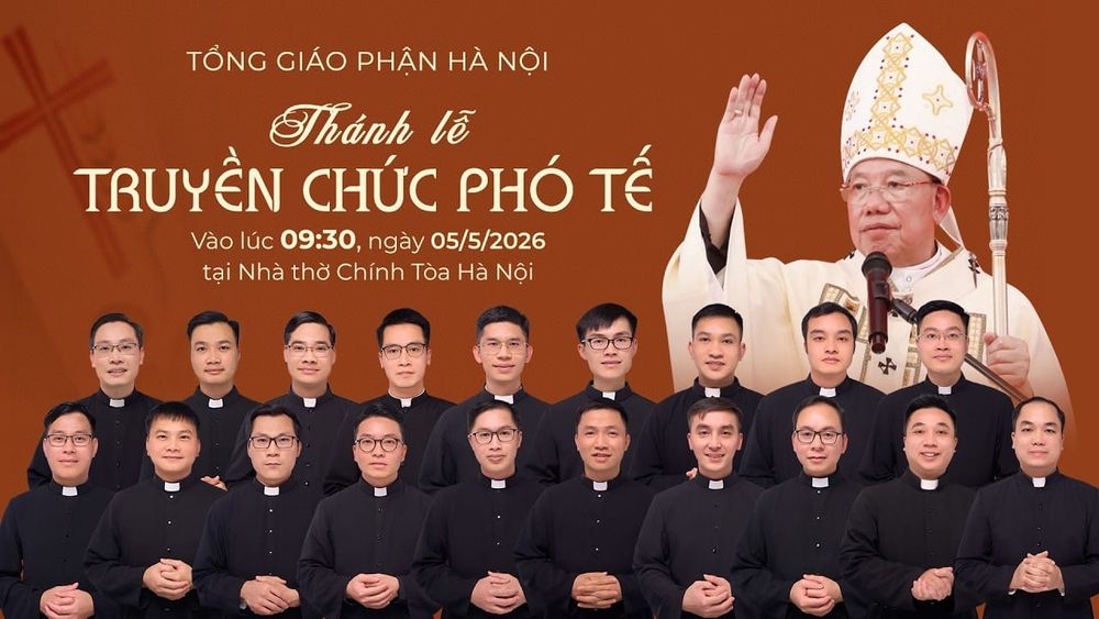 [LIVE] THÁNH LỄ TRUYỀN CHỨC PHÓ TẾ TỔNG GIÁO PHẬN HÀ NỘI 2026