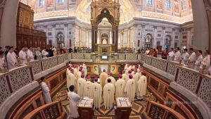 Quý Đức Giám mục Việt Nam tuyên xưng đức tin tại Đền thờ Thánh Phaolô Ngoại Thành