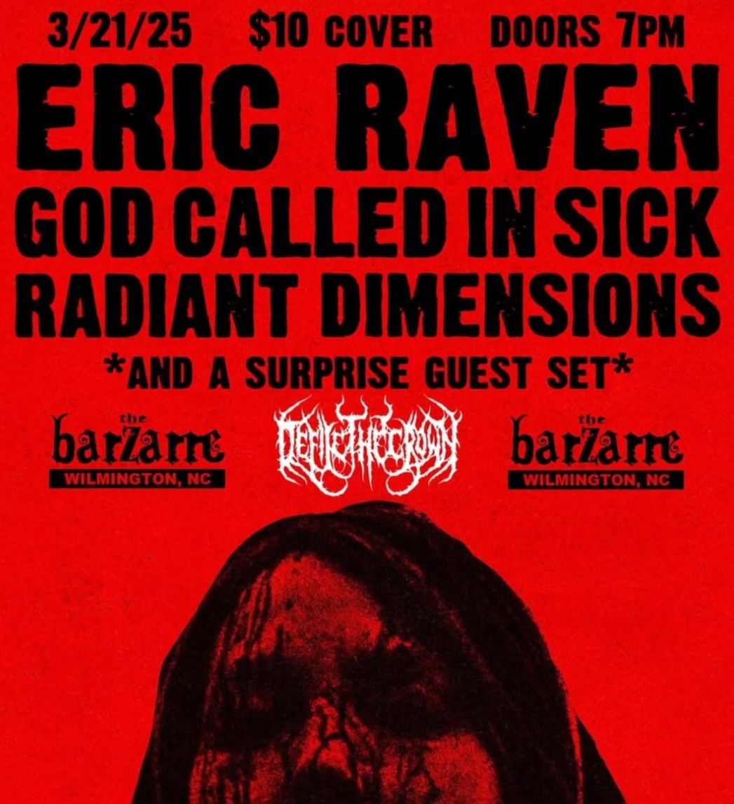 Concert Recap: Eric Raven's "Five Days in the Sunset" Tour in Wilmington, NC (March 21, 2025)