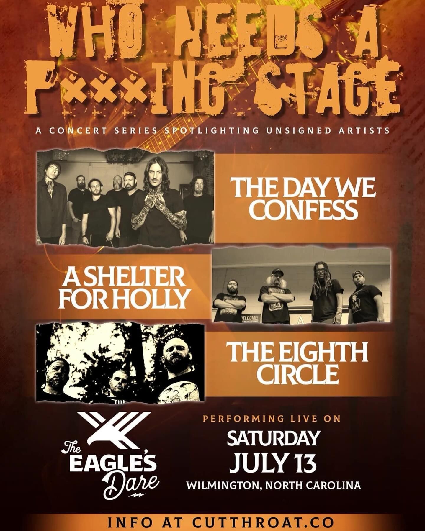 Concert Recap: "Who Needs A F***ing Stage," ft. The Day We Confess, A Shelter For Holly + The Eighth Circle