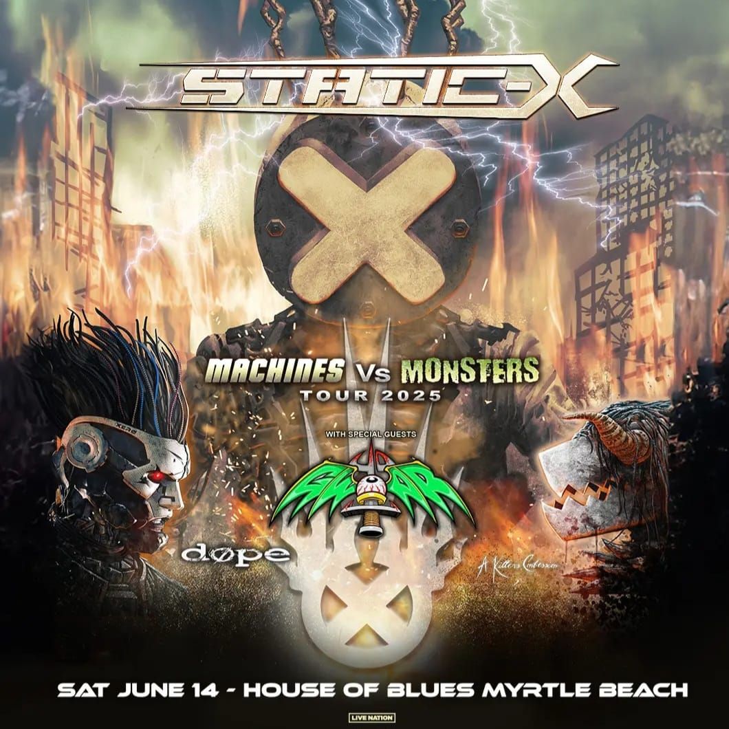 Concert Recap: Static-X's "Machines vs. Monsters" Tour in Myrtle Beach, SC (June 14, 2025)