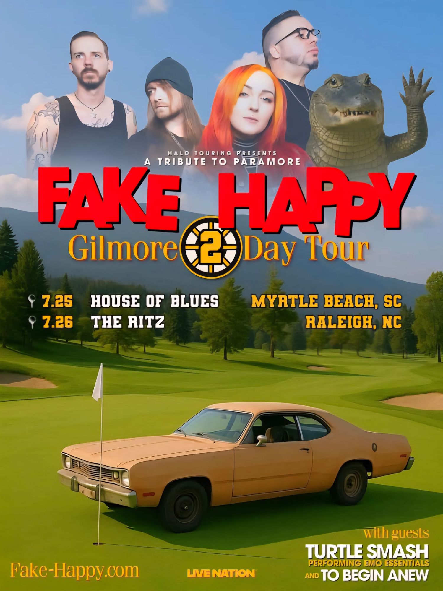 Concert Recap: Fake Happy — A Tribute to Paramore, Live in Myrtle Beach, SC (July 25, 2025)