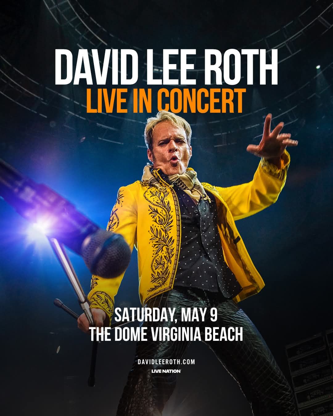 Concert Recap: David Lee Roth's "Don't Love Me, Rent Me" Tour in Virginia Beach, VA (May 9, 2026)