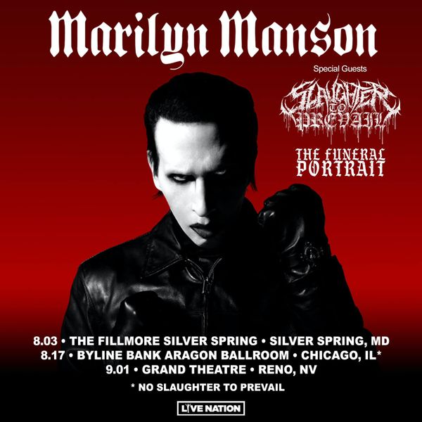 Concert Recap: Marilyn Manson, Slaughter to Prevail + The Funeral Portrait in Silver Spring, MD (August 3, 2024)