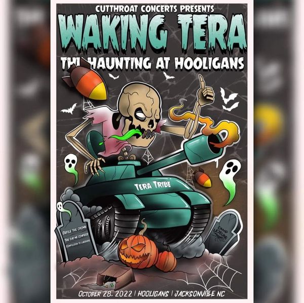 Concert Recap: Waking Tera - "The Haunting at Hooligans," Jacksonville, NC (October 28, 2022)
