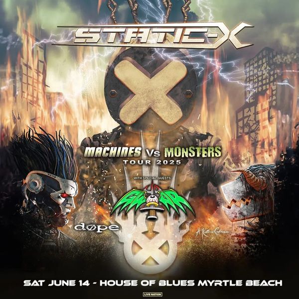 Concert Recap: Static-X's "Machines vs. Monsters" Tour in Myrtle Beach, SC (June 14, 2025)