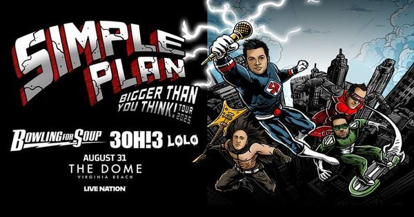 Concert Recap: Simple Plan's "Bigger Than You Think" Tour in Virginia Beach, VA (August 31, 2025)