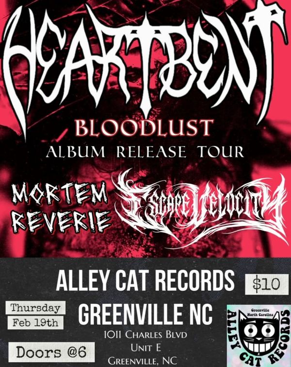 Concert Recap: Heartbent's "Bloodlust" Tour in Greenville, NC (2/19/2026)