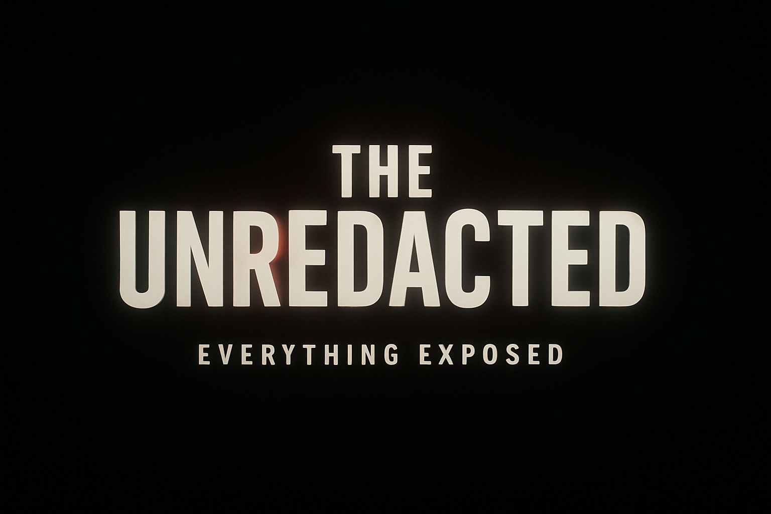The Unredacted | Truth Without Permission