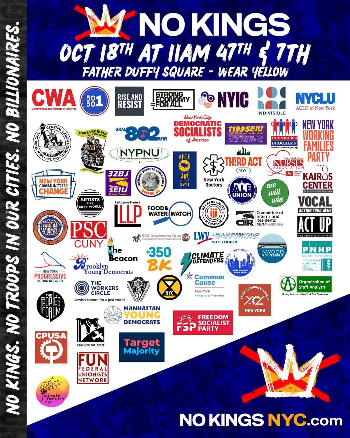 No Kings, No Coincidence: The Billionaire Revolutionaries Playing Dress-Up as Protesters